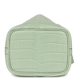 Hermes Micro Picotin Lock 14 Vert D'Eau Matte Alligator Palladium Hardware - Thumbnail View 6