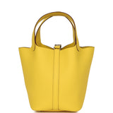 Hermes Picotin Lock 18 Canari Clemence Palladium Hardware - Thumbnail View 4
