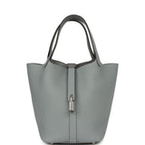 Hermes Picotin Lock 18 Gris Pantin Clemence Palladium Hardware - Thumbnail View 1