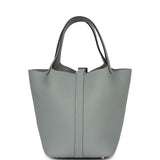 Hermes Picotin Lock 18 Gris Pantin Clemence Palladium Hardware - Thumbnail View 4