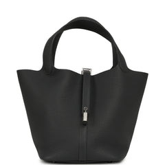 Hermes Picotin Lock 22 Ardoise Clemence Palladium Hardware