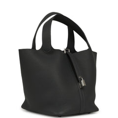 Hermes Picotin Lock 22 Ardoise Clemence Palladium Hardware