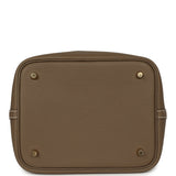 Hermes Picotin Lock 22 Etoupe Clemence Gold Hardware - Thumbnail View 6