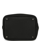 Pre-owned Hermes Picotin Lock 18 Black Clemence Palladium Hardware - Thumbnail View 6