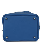 Hermes Picotin Lock 18 Bleu Zellige Maurice Palladium Hardware - Thumbnail View 6