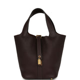 Hermes Picotin Lock 18 Ebene Clemence Gold Hardware - Thumbnail View 1