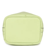 Hermes Micro Picotin Lock 14 Jaune Bourgeon Ostrich Palladium Hardware - Thumbnail View 6