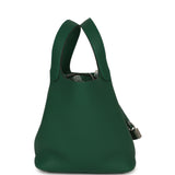 Hermes Picotin Lock 18 Vert Moyen Clemence Palladium Hardware - Thumbnail View 3