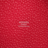 Pre-owned Hermes Picotin 18 Casaque Bleu Nuit, Rouge Sellier, Framboise Clemence Palladium Hardware - Thumbnail View 8