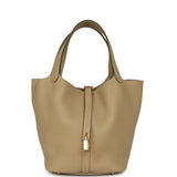 Hermes Picotin Lock 22 Trench Clemence Gold Hardware - Thumbnail View 1