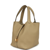 Hermes Picotin Lock 22 Trench Clemence Gold Hardware - Thumbnail View 5