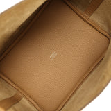 Hermes Picotin Lock 22 Dune Clemence Permabrass Hardware - Thumbnail View 7