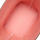 Hermes Picotin Lock 18 Rose Sakura Clemence Palladium Hardware - Thumbnail View 7