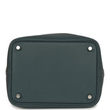 Hermes Picotin Lock 18 Bleu Orage Clemence Palladium Hardware - Thumbnail View 6