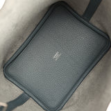 Hermes Picotin Lock 18 Bleu Orage Clemence Palladium Hardware - Thumbnail View 7