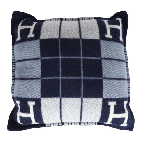 Hermes "Avalon III" Signature H Cushion PM Ecru and Caban Set