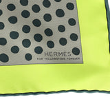 Hermes “Yellowstone Forever Grrrrr!” Marron/Lime/Sapin Silk Scarf 100cm