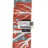 Hermes "Sous Le Charme D' Orphee" Grey Silk Twilly
