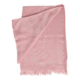 Hermes New Libris Stole Pink Petale Cashmere and Silk