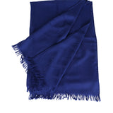 Hermes New Libris Stole Bleu De Chine Cashmere & Silk