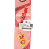 Hermes "Funny Ice Cream" Rose Poudre Multi Silk Twilly Pair