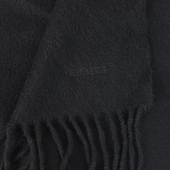 Hermes Black Cashmere Stole