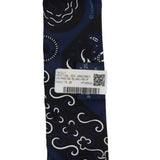 Hermes "Festival Des Amazones" Blanc, Black and Marine Multi Silk Twilly Pair