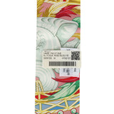 Hermes "Danse Pacifique" Vieux, Rose, Bleu and Vert Multi Silk Twilly