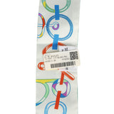 Hermes "Do Ro Boucles" Vert Vif and Blanc Multi Silk Twilly