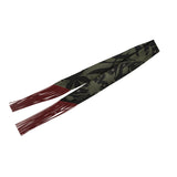 Hermes "Bouquet Final" Vert Loden and Black Fringe Silk Twilly