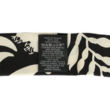 Hermes "Bouquet Final" Cream and Black Fringe Silk Twilly