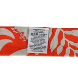 Hermes "Bouquet Final" Gris Perle and Vermillon Fringe Silk Twilly