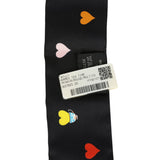 Hermes "Tea Time" Black, Rouge Multi Silk Twilly Pair - Thumbnail View 5