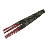 Hermes "Bouquet Final" Vert Loden and Black Fringe Silk Twilly - Thumbnail View 2