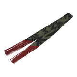 Hermes "Bouquet Final" Vert Loden and Black Fringe Silk Twilly - Thumbnail View 2
