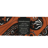 Hermes "Festival des Amazones" Barenia, White and Black Fringe Twilly - Thumbnail View 4