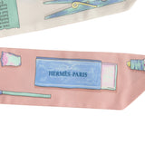 Hermes "In The Pocket" Rose Poudre Multi Silk Twilly - Thumbnail View 3