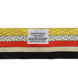 Hermes "Grand Theatre Nouveau" Jaune Vif, Vert and Rouge Multi Silk Twilly Pair - Thumbnail View 5