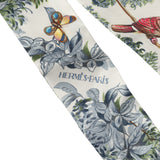 Hermes "Equateur" Gris Perle, Jaune, Vert Silk Twilly Pair - Thumbnail View 3