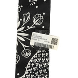 Hermes "Les Leopards" Black, White Silk Twilly - Thumbnail View 4