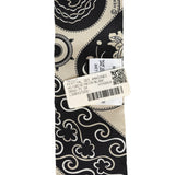 Hermes "Festival Des Amazones" Grege, Black, Blanc Silk Twilly - Thumbnail View 4