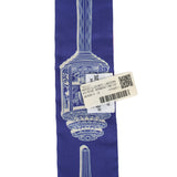 Hermes "Merveilleuses Lantern" Rose Bon Bon, Indigo Multi Silk Twilly - Thumbnail View 4
