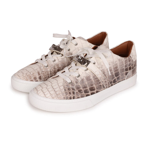 Hermes Day Sneaker Himalaya Niloticus Crocodile 43.5 EU