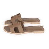 Hermes Oran Sandal Etoupe Epsom 35.5