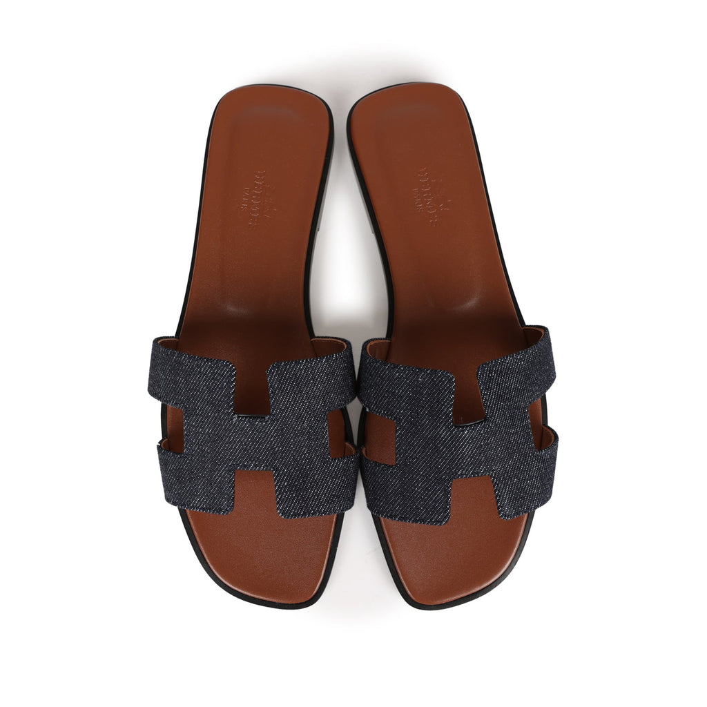 hermes oran sandals in bleu brut｜TikTok Search