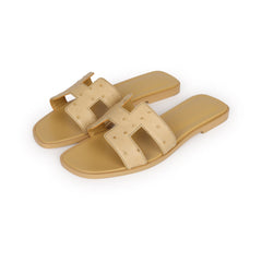 Hermes ostrich oran sandal outlet