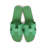 Hermes Oran Sandal Vert Promme Epsom 39 EU