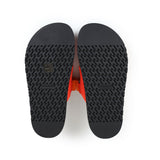 Hermes Chypre Techno Sandal Sunset & Rouge Ecarlate Suede Palladium Hardware 37.5 EU