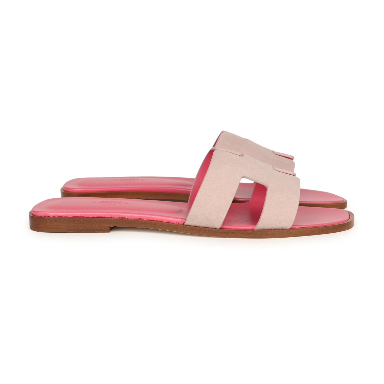 Hermes Oran Sandals Rose Porcelaine 40 EU – Madison Avenue Couture