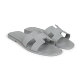 Hermes Oran Sandal Bleu Glacier Epsom 37 EU